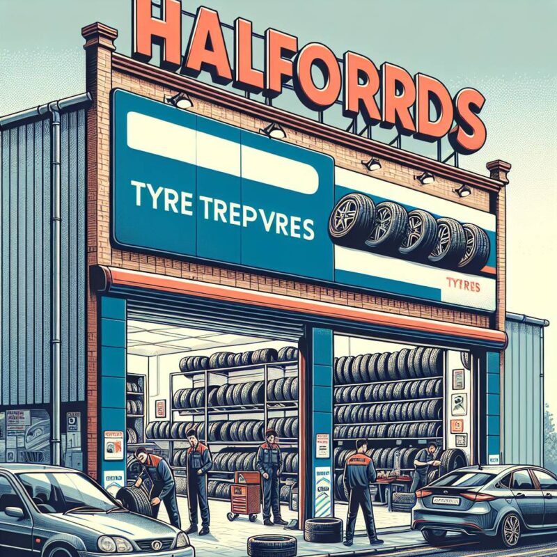 Halfords Tyres On The Drive