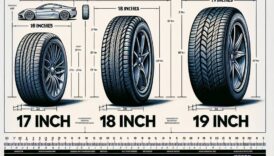 The differences between 17, 18 and 19 inch tyres